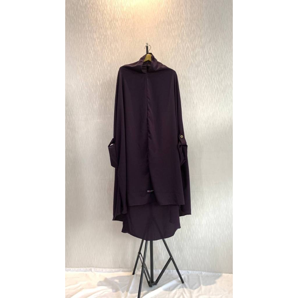 Khimar Syari Lubang Lengan Dzulhijah By Azzahra Syari
