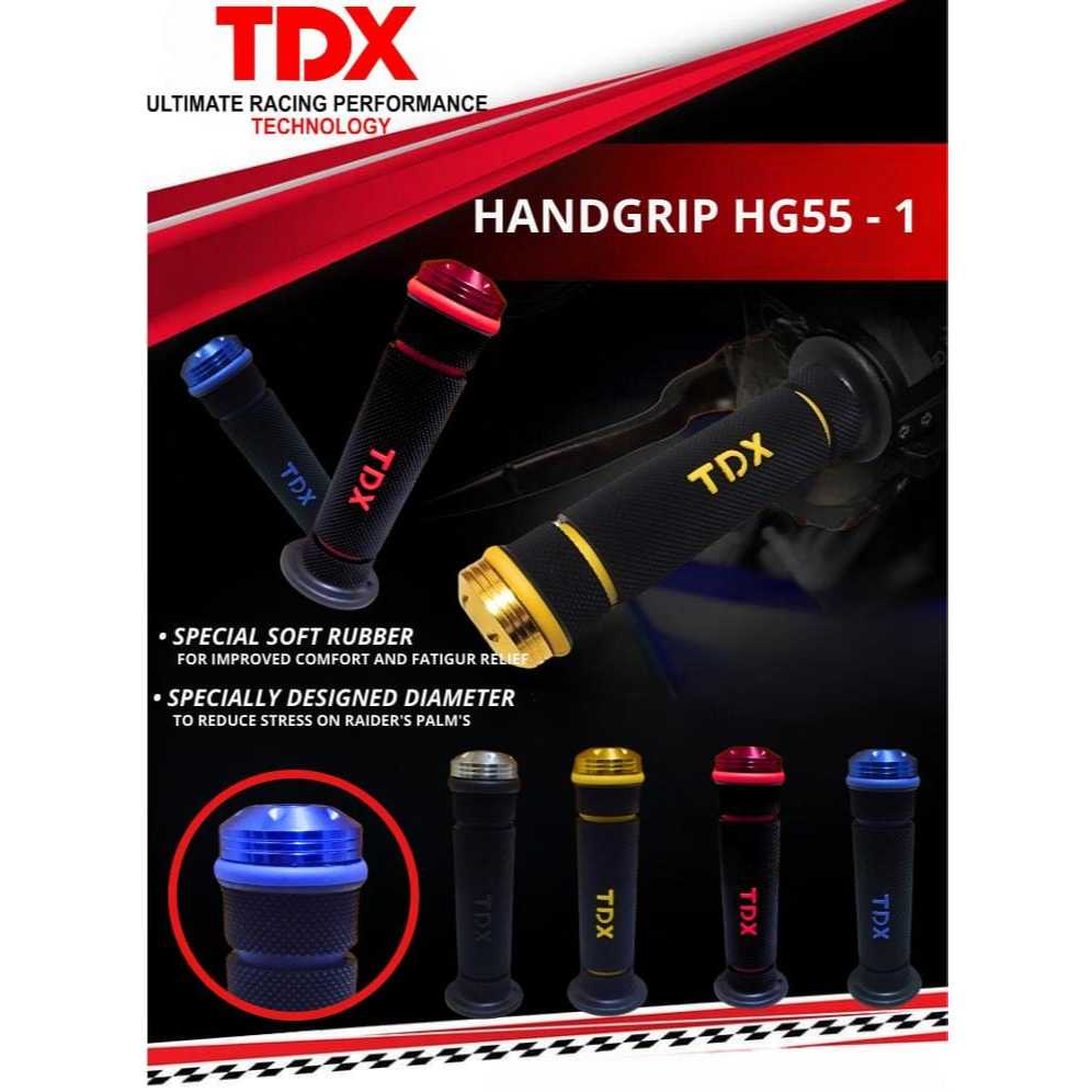 Handgrip Handfat Tdx Super Empuk Grip Karet empuk Tdx Garis Hg55 Universal  Semua Motor Mio Beat Vario Verza Vixion