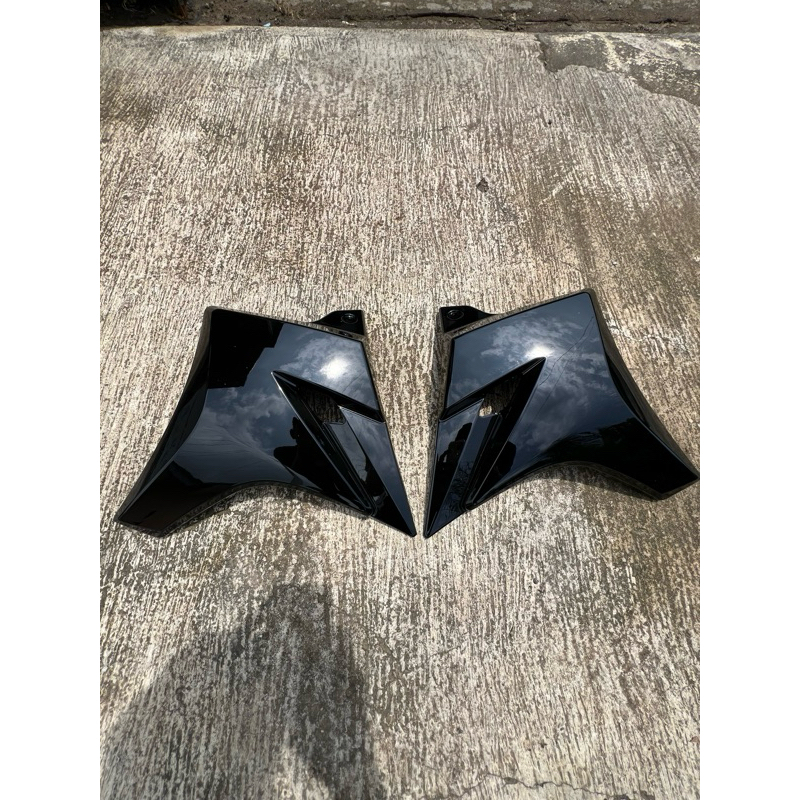 Jual sayap ninja ss ninja r warna hitam glossy tameng tutup radiator ...