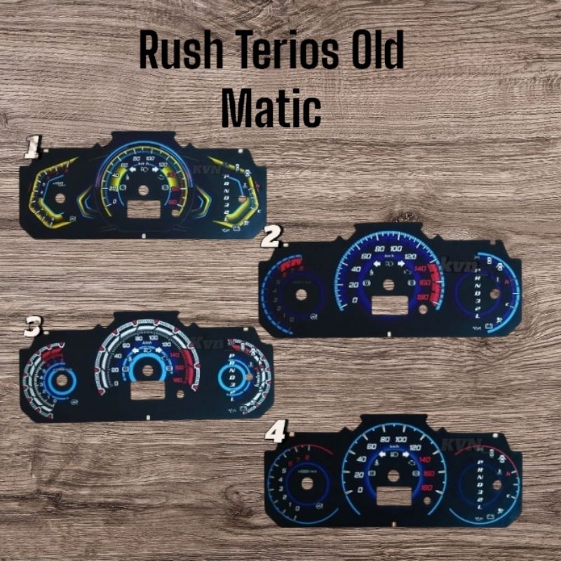 Jual Speedometer papan Variasi Rush Terios Old matic | Shopee Indonesia