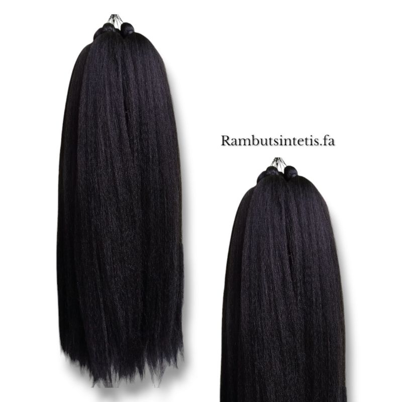 Jual rambut cemara hitam panjang 70cm | Shopee Indonesia