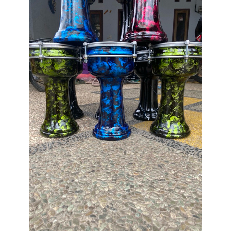 Jual dumbuk pinggang premium darbuka spesial calti super darbuka warna ...