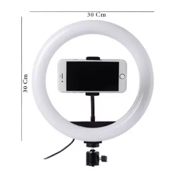 Lampu LED Ringlight Selfie 30cm Make Up Ringlight Lampu Selfie Studio 30cm Live Streaming