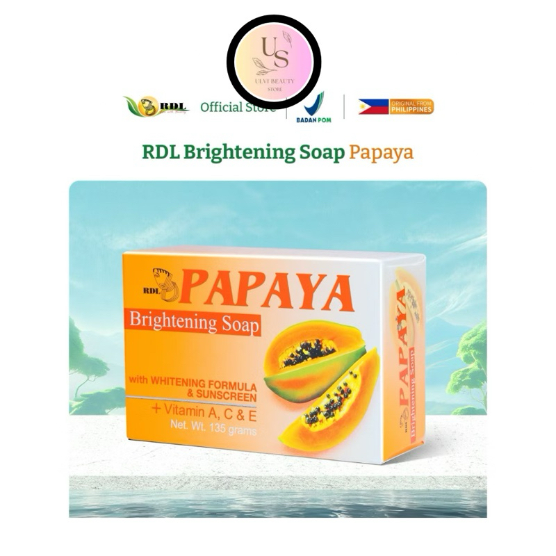 Jual RDL PAPAYA BRIGHTENING SOAP 135gr | Shopee Indonesia