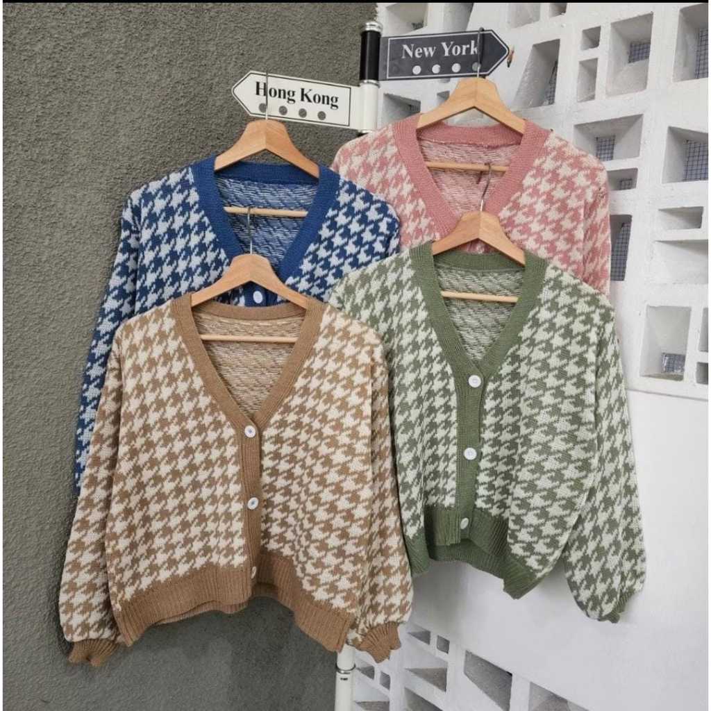 Jual SWEATER CARDIGAN AUNTUM/RAJUT CARDIGAN WANITA/RAJUT PREMIUM ...