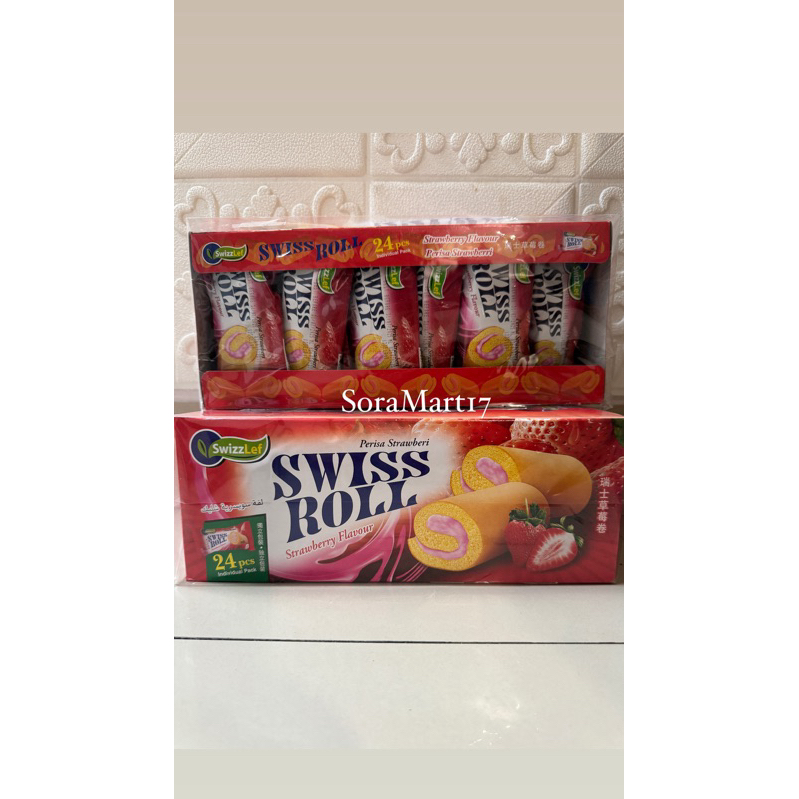 Jual Swizzlef Swiss Roll Blueberry Strawberry Chocolate Coconut Keik ...