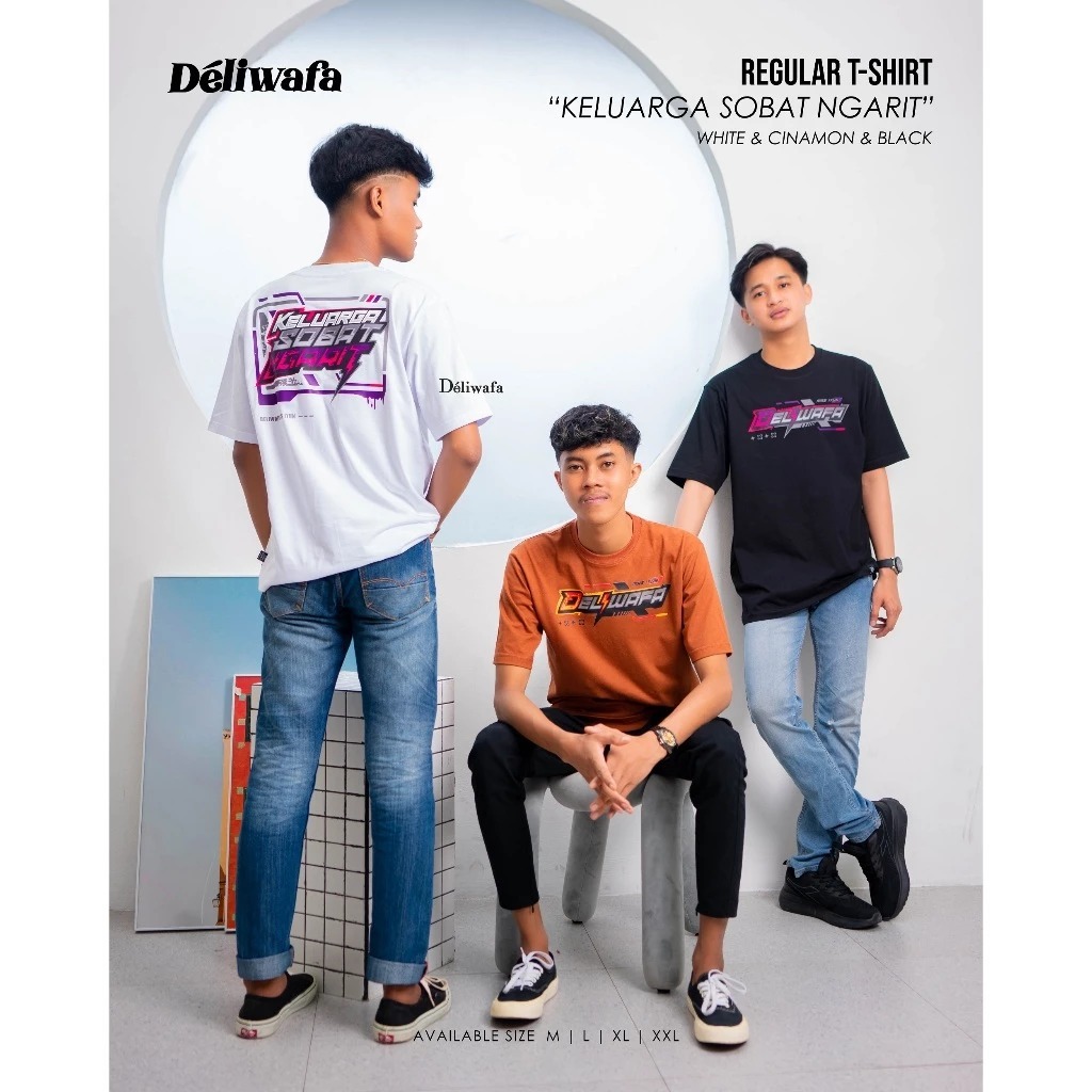 Jual Deliwafa - Keluarga Sobat Ngarit| T-Shirt Regular | Kaos Lengan ...