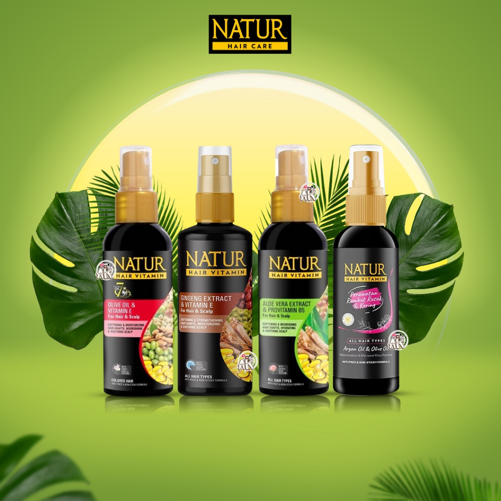 Jual NATUR HAIR VITAMIN / VITAMIN RAMBUT 80ML SERIES ( READY ALL VARIAN ...