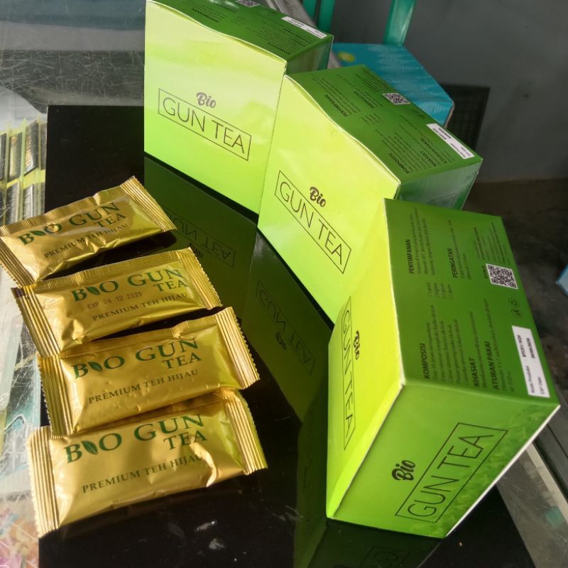 Jual bio gun tea 1 box isi 10 sachet | Shopee Indonesia