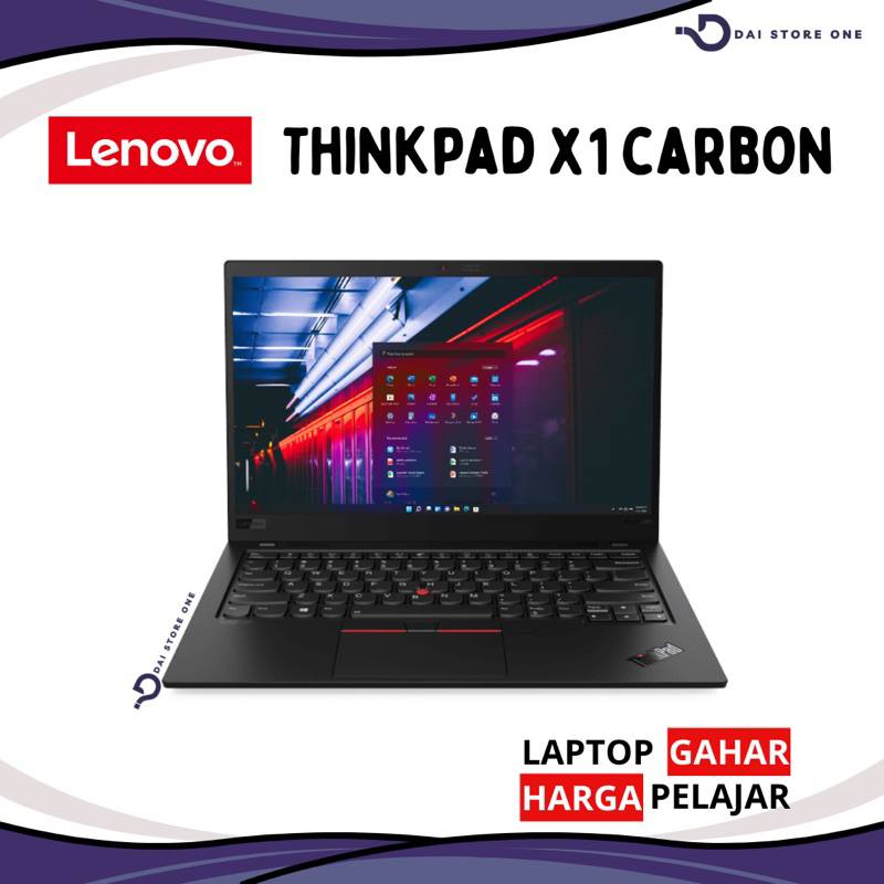 Laptop Lenovo Thinkpad X1 Carbon Touchscreen G6 i7 8th 16GB/512GB Bergaransi
