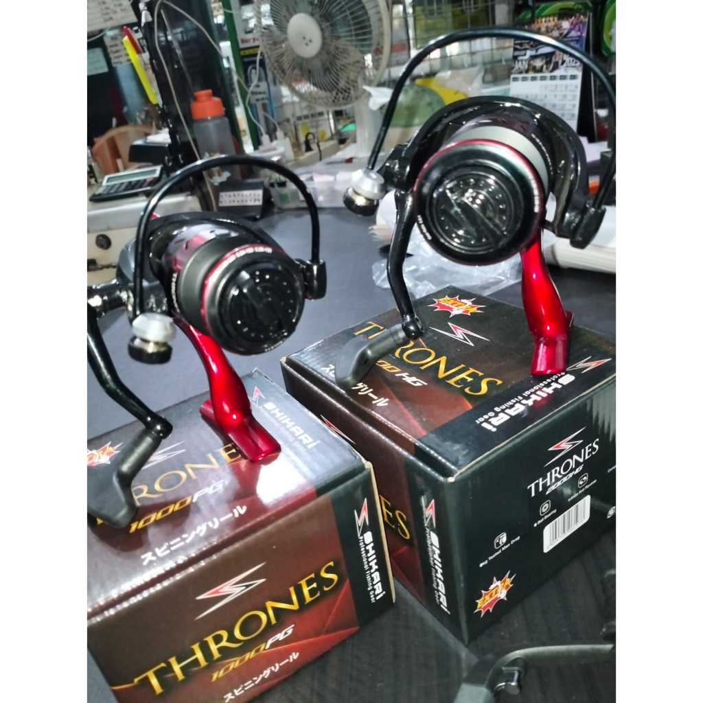 Jual REEL SHIMURA THRONES PG UKURAN 1000 dan 2000 free HANDLE | Shopee ...