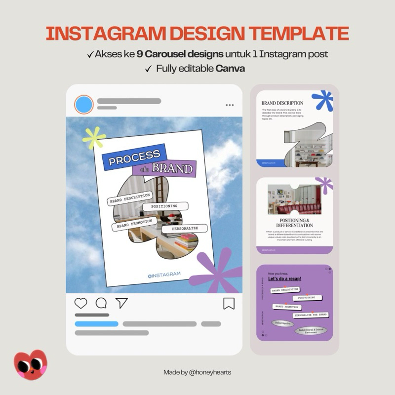 Jual CAROUSEL DESIGN TEMPLATE | Crafted by HoneyHearts | Shopee Indonesia