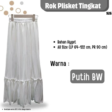 Rok Plisket Mayung Hyget Premium Rok Skirt Rok Wanita Ruffle Rok Wanita Anti Nerawang