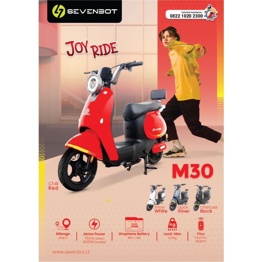 Jual SEVENBOT M30 Sepeda Listrik Garansi Resmi 5 Tahun | Shopee Indonesia
