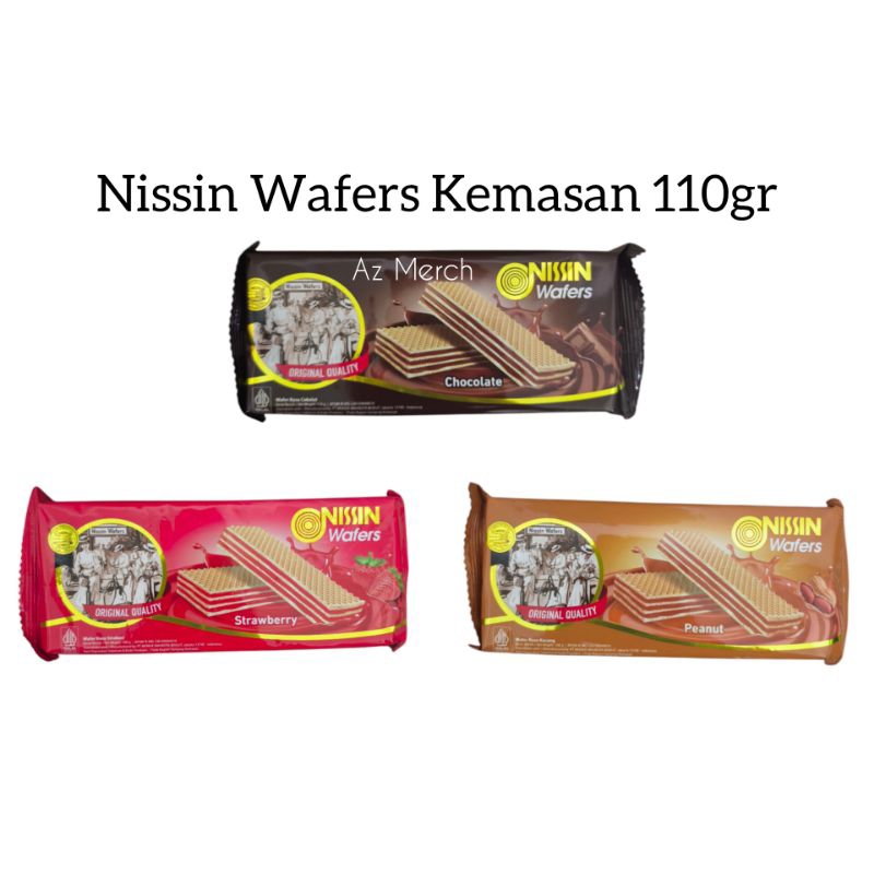 Jual Nissin Wafers All Varian Rasa Kemasan 110gr - Snack | Shopee Indonesia