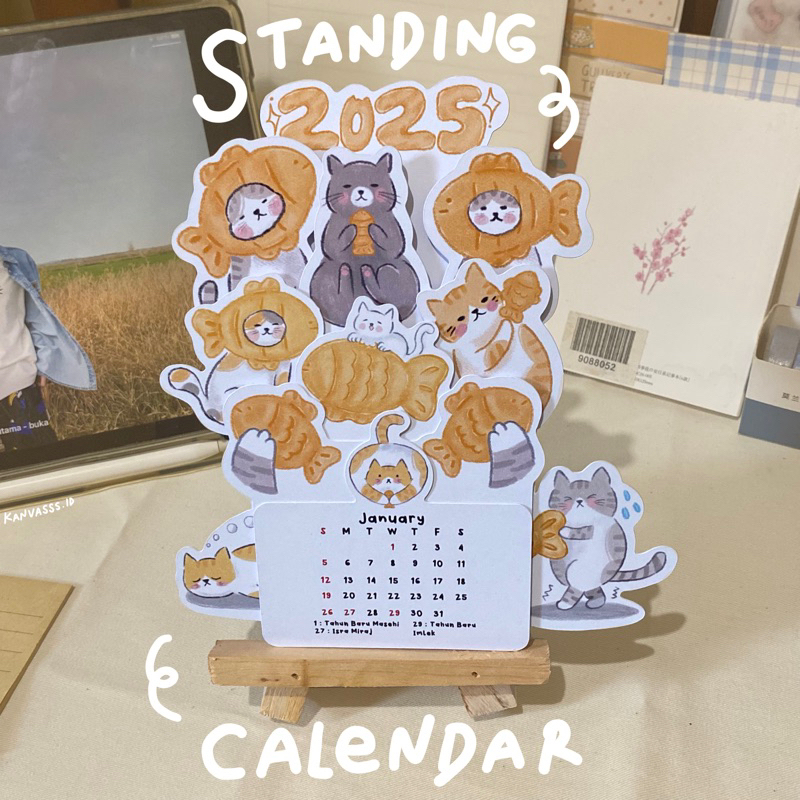 Jual Standing Calendar Standing Calendar2025 Kalender Meja Kalender