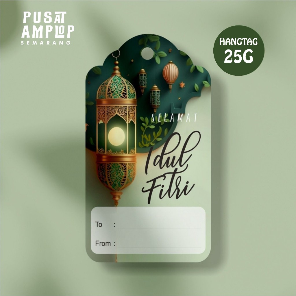 Jual Hangtag Lebaran / Gift Tag Hari Raya Lebaran Terbaru Termurah isi ...