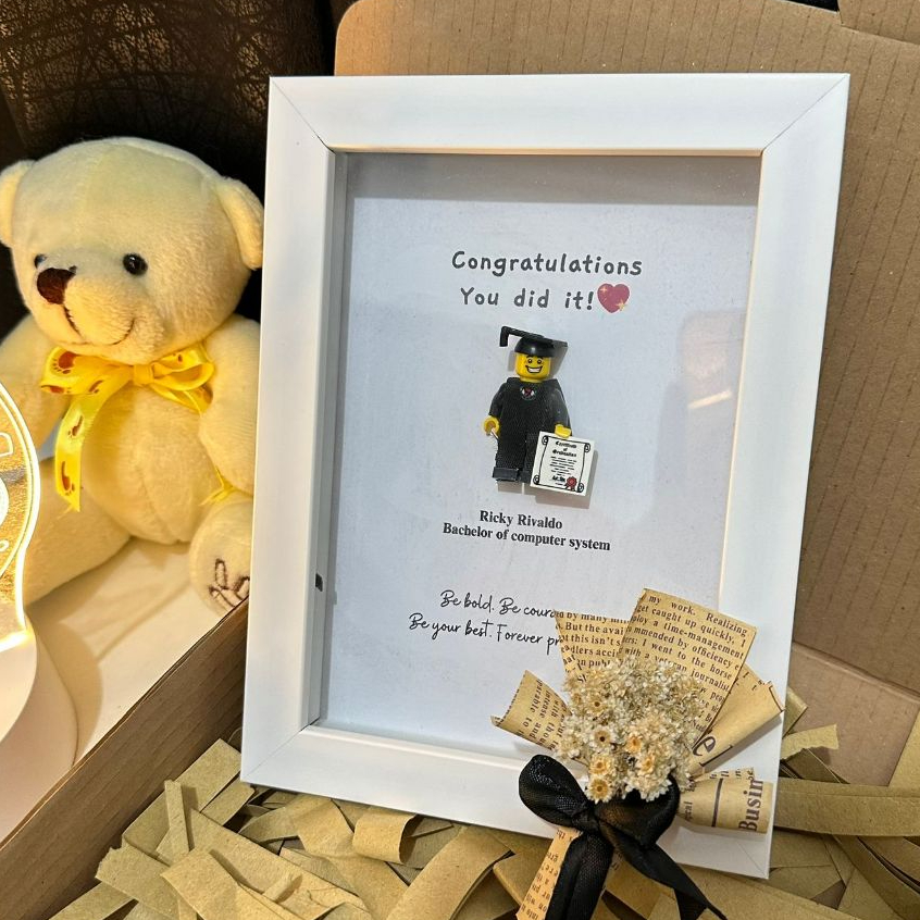 Jual LEGO FRAME / LEGO BINGKAI / HADIAH wisuda/KADO ULANG TAHUN PACAR ...