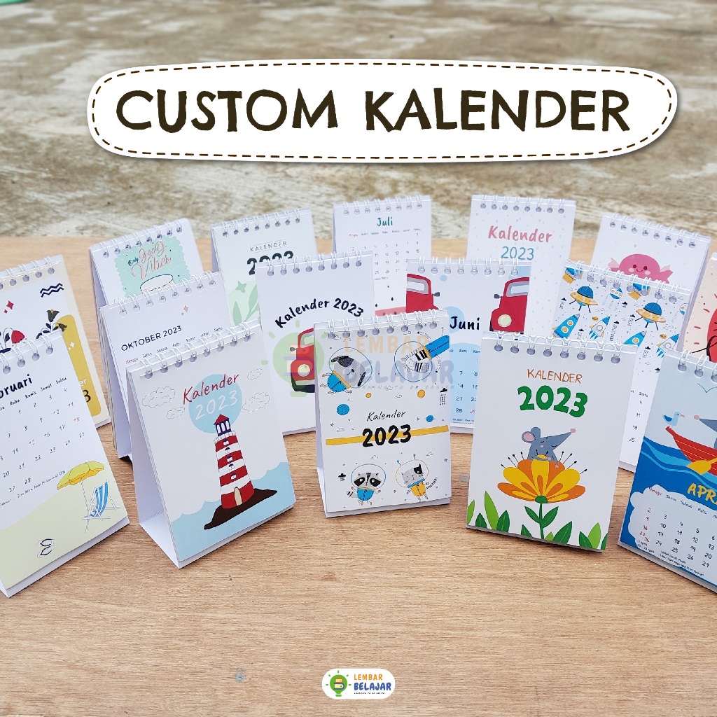 Jual Kalender Mini Custom 2025 - Kalender Meja Kecil - Kalender ...