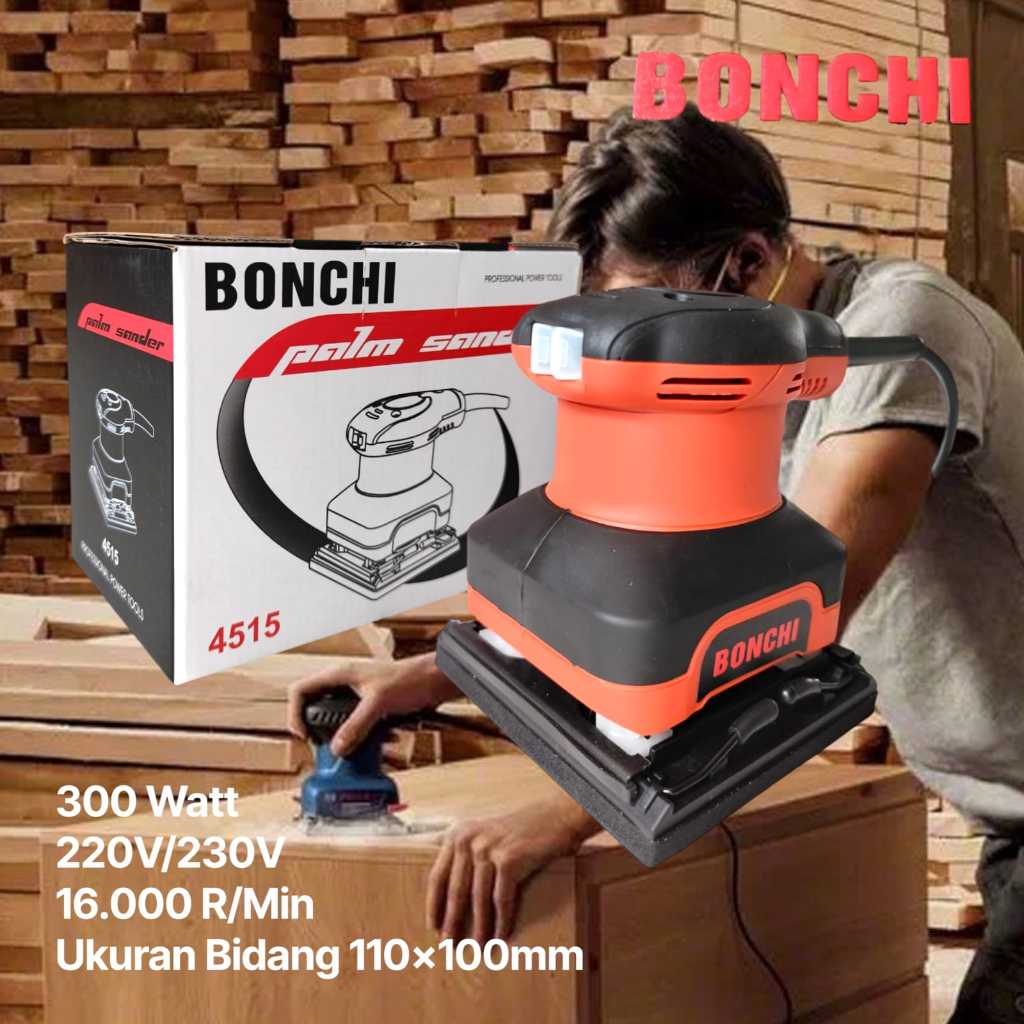 Jual BONCHI Mesin Amplas Listrik 4515 - Elektrik Sander Machine ...