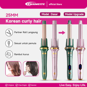 MAIMEITE Model Upgrade Hair Curly Styler 25mm Catokan Curly Otomatis Ceramics Curly Catokan
