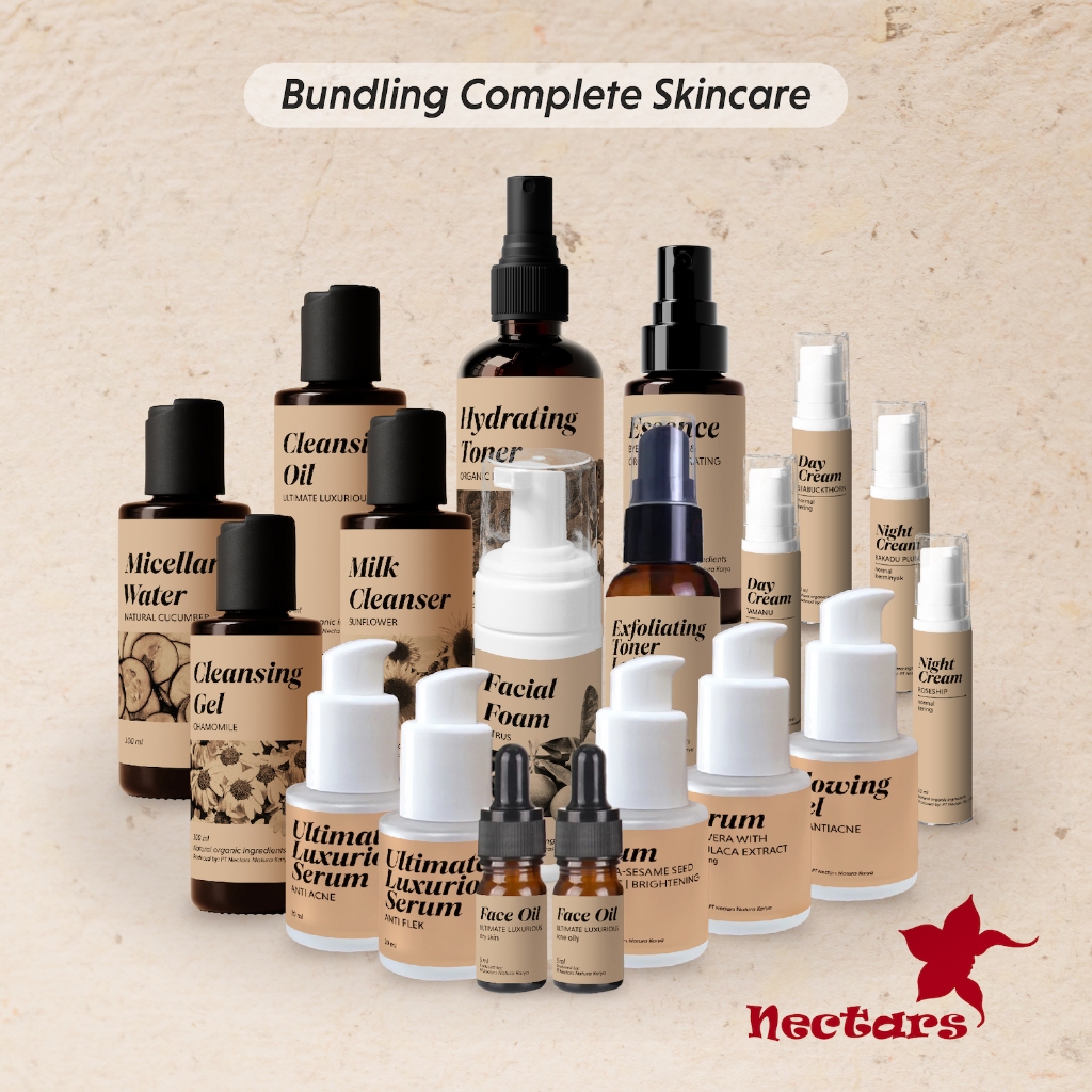 Jual BUNDLING NECTARS COMPLETE ORGANIC SKINCARE (Dapat 9 produk ...