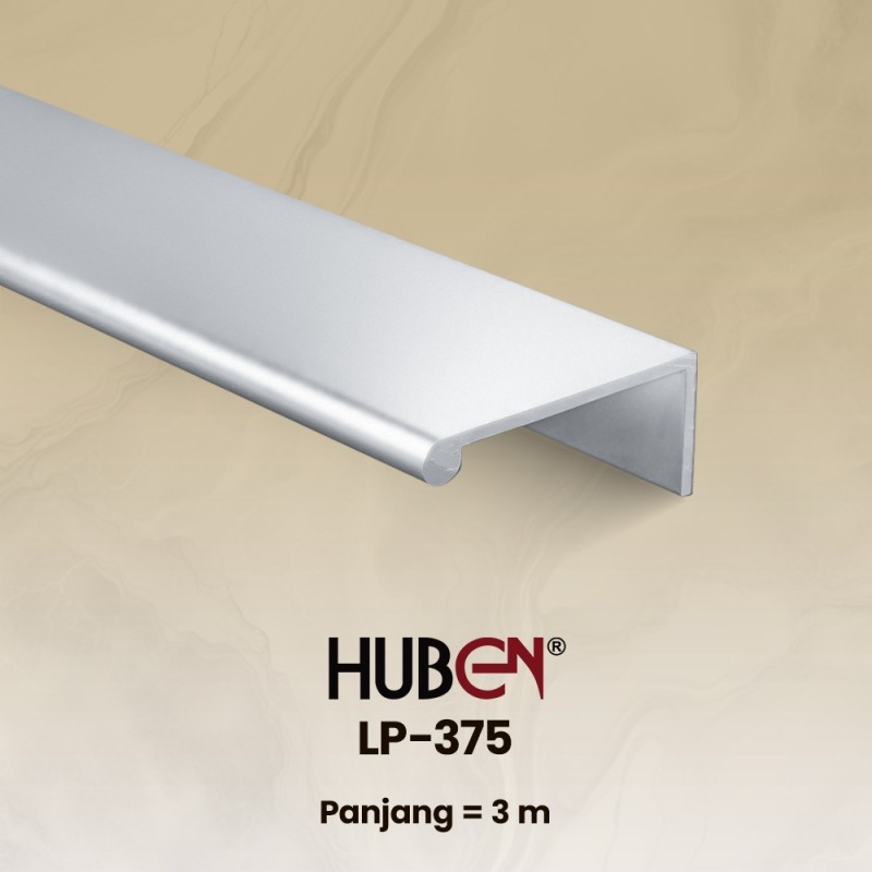 Jual Handle Aluminium Profil Huben LP-375 Anodize | Shopee Indonesia