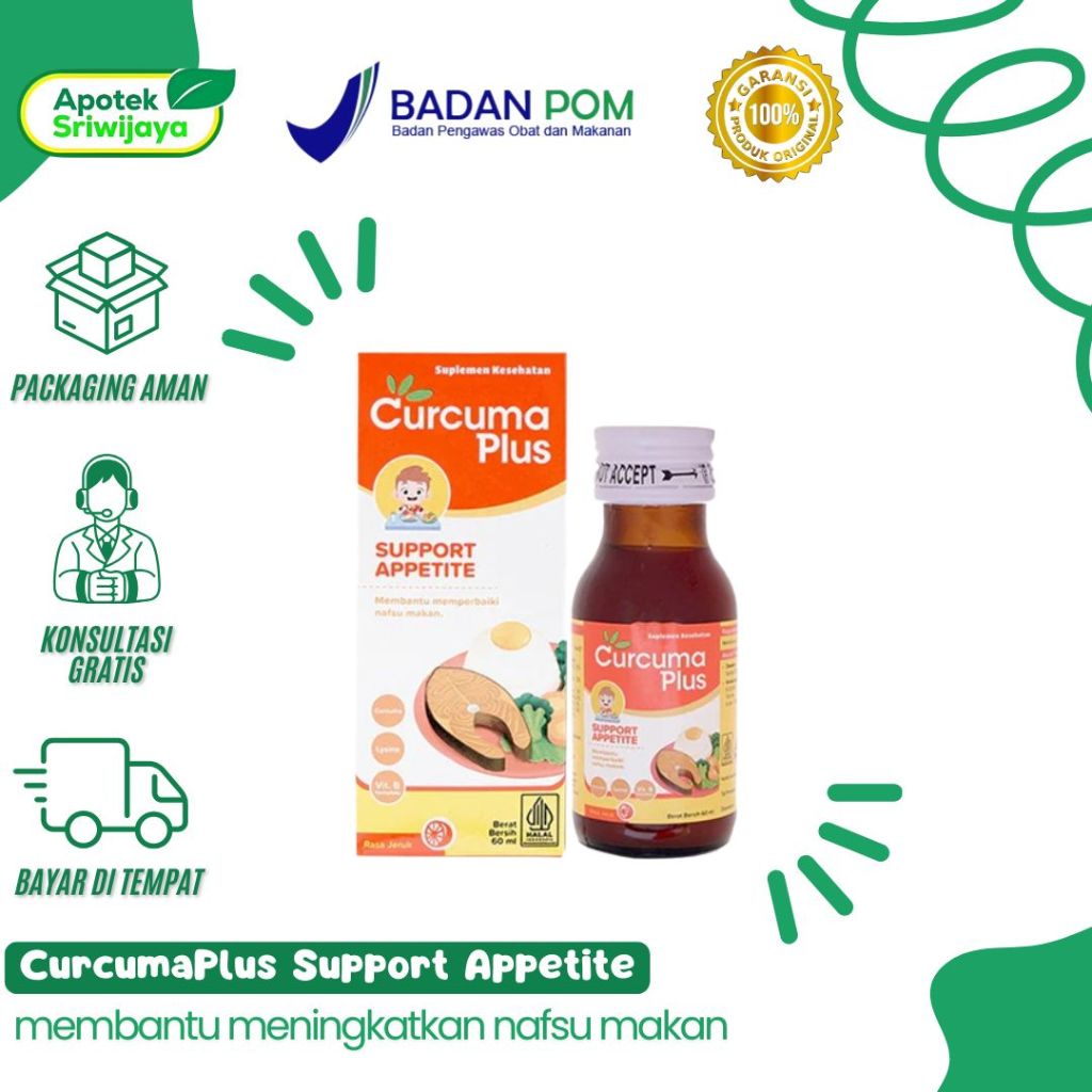 Jual Curcuma Plus Support Appetite 60 ml | Shopee Indonesia