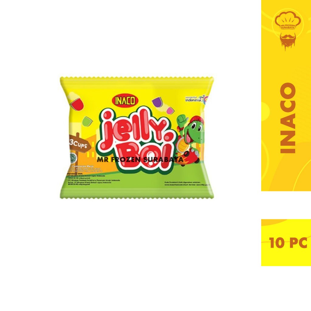 Jual INACO Jelly Boi 1 Renteng Isi 10 pc x 33gr (isi 3 cup / pcs ...