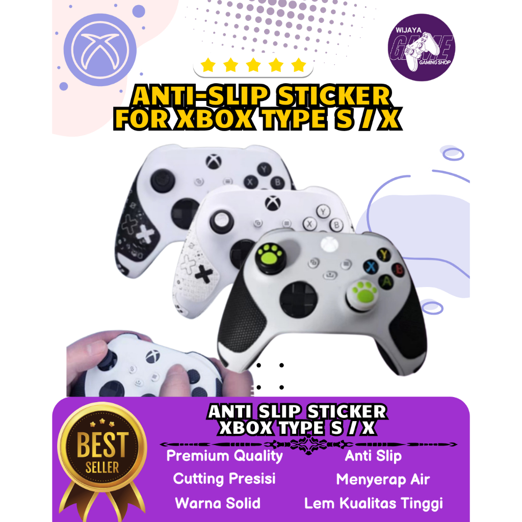 Jual Sticker Stiker Anti Slip For Controller XBOX Series S / X | Shopee ...