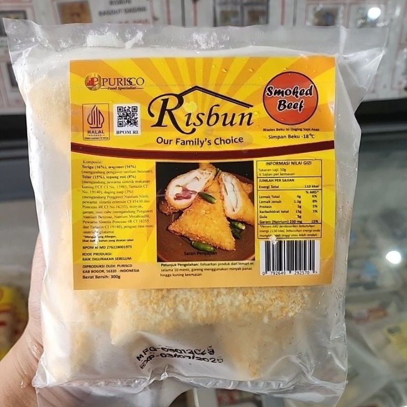 Jual RISBUN SMOKED BEEF ISI 5pc | Shopee Indonesia