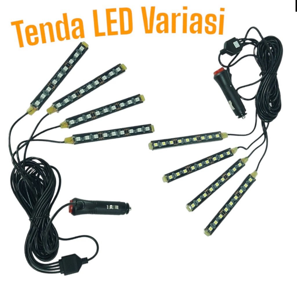 Jual Lampu LED lampu kolong dashboard mobil 9 LED SMD 4 in1 | Shopee ...
