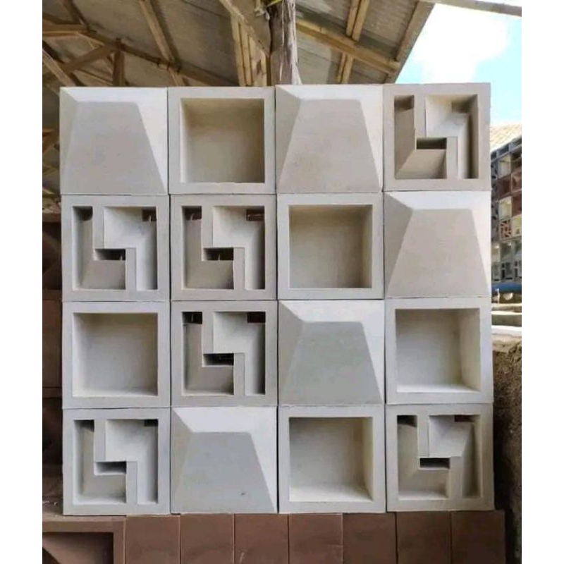 Jual Roster beton minimalis motif 2 sisi best seller | Shopee Indonesia
