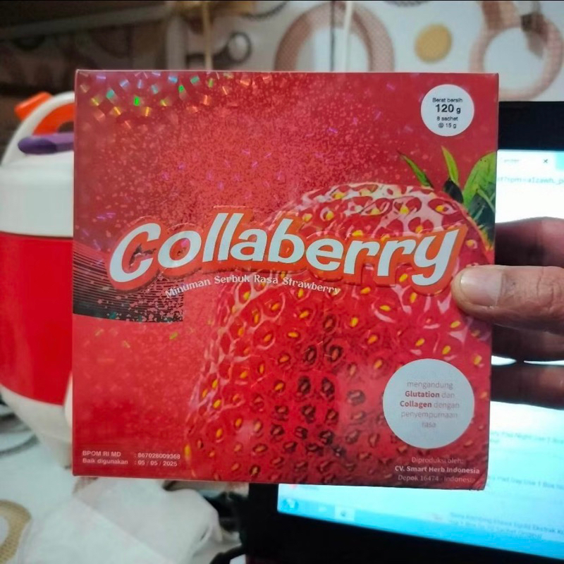 Jual COLLABERY MINUMAN SERBUK RASA STRAWBERRY (ISI 8 SACHET) | Shopee ...