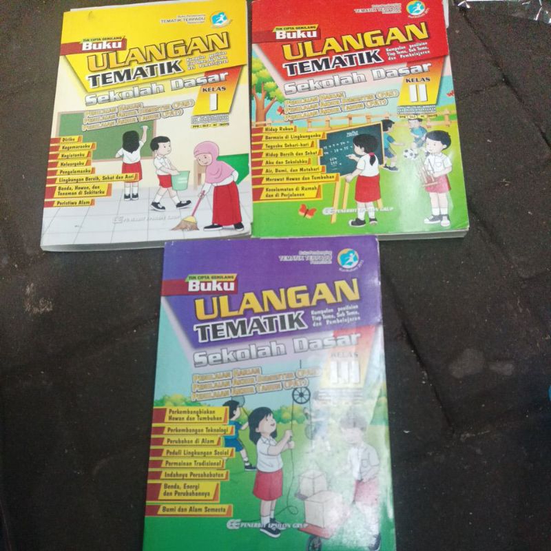 Jual buku soal ulangan Tematik SD kurikulum 2013 original | Shopee ...