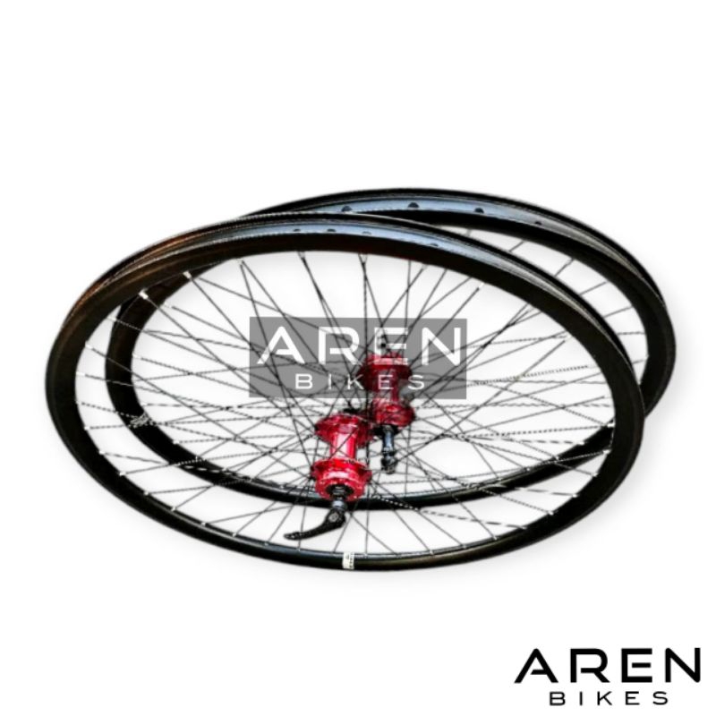 Jual WHEELSET 27.5 SEPEDA MTB EXOTIC LUBANG 36 HOLE 36H ALLOY DOUBLE ...