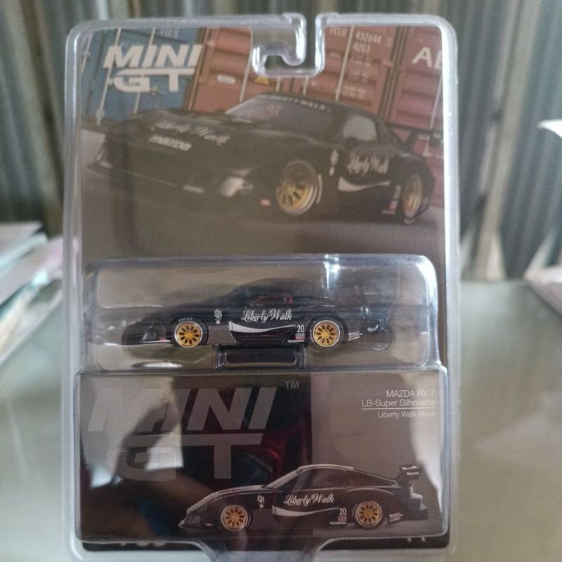 Jual Mini GT Mazda RX-7 LB-Super Shadow Liberty Walk Black (blister ...