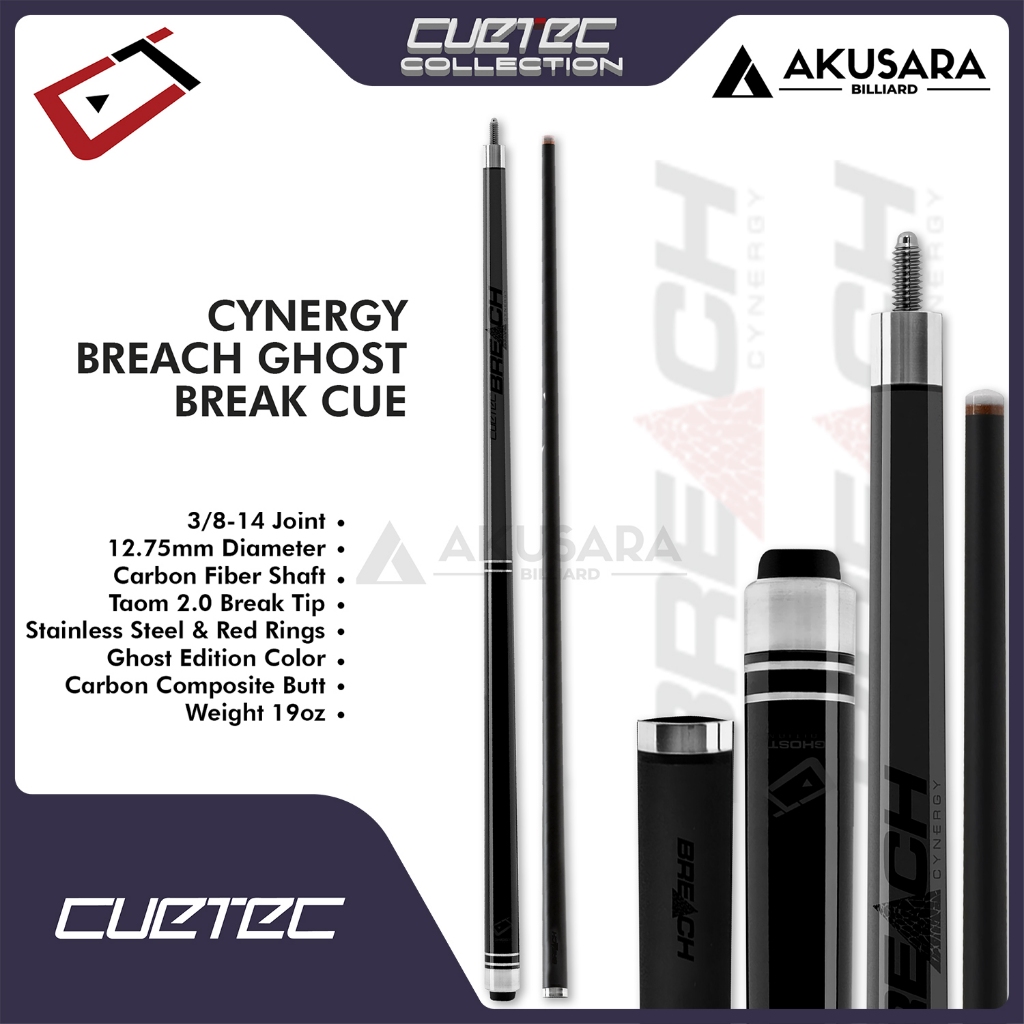 Jual Cuetec Breach Break Cue Ghost Edition Stik Billiard | Shopee