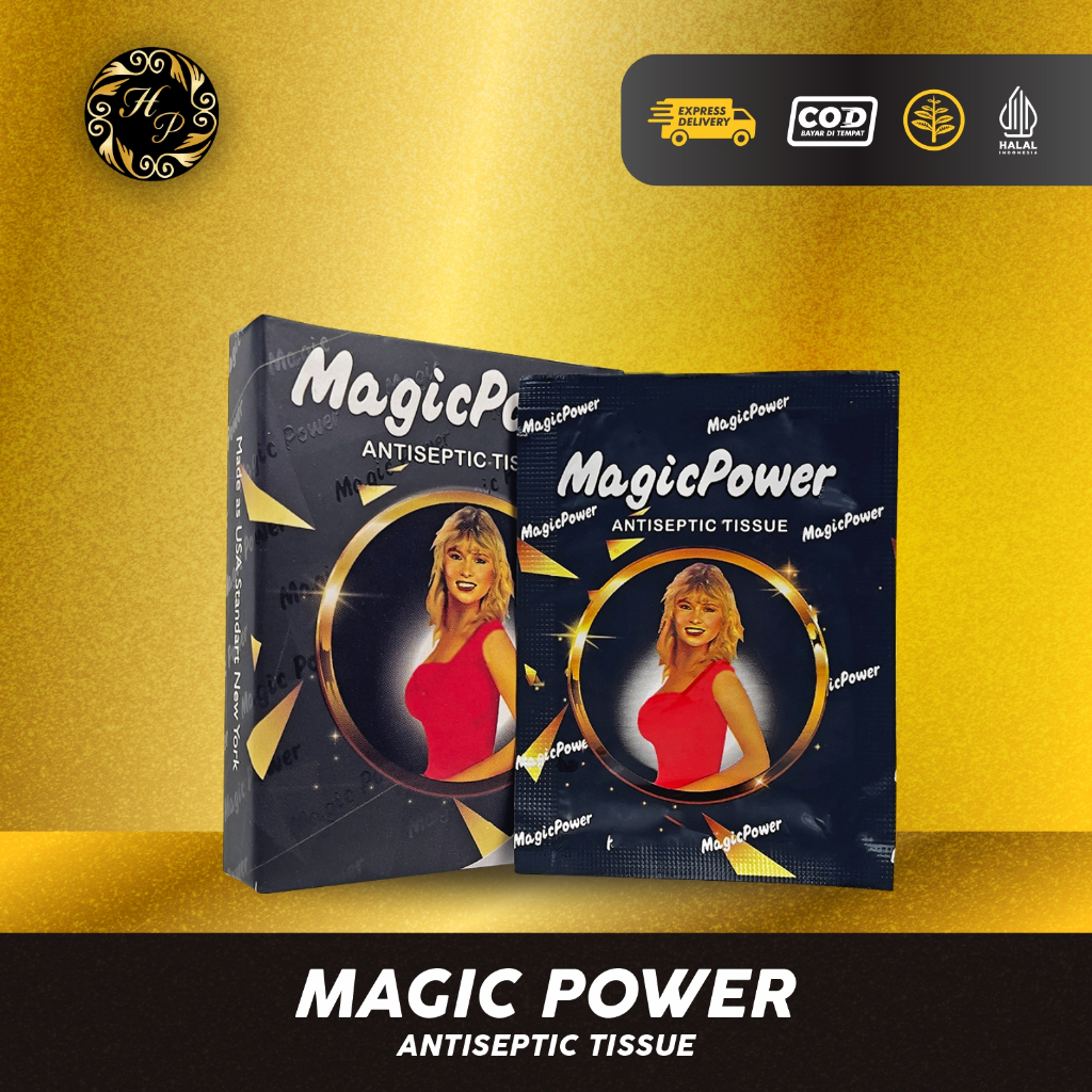 Jual Tisu Magic Power Hitam Tissue Magic Black Pria Original | Shopee ...