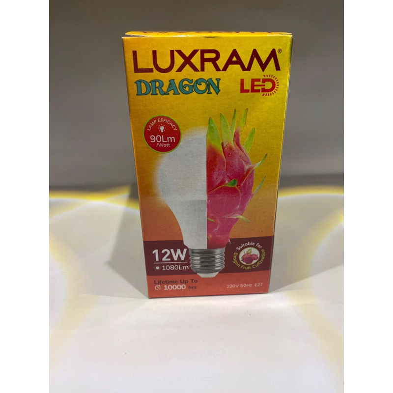 Jual PROMO !! Lampu LED LUXRAM 12 W Kuning/Warm White bisa untuk ...