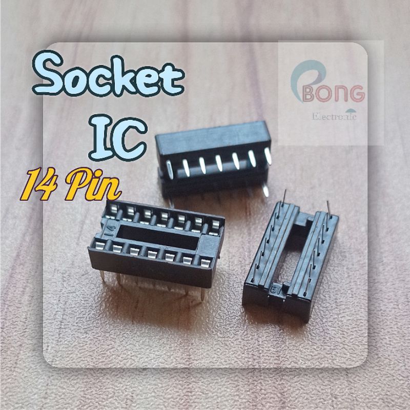 Jual Socket / Soket IC 14Pin Dip - 14 /1pcs | Shopee Indonesia