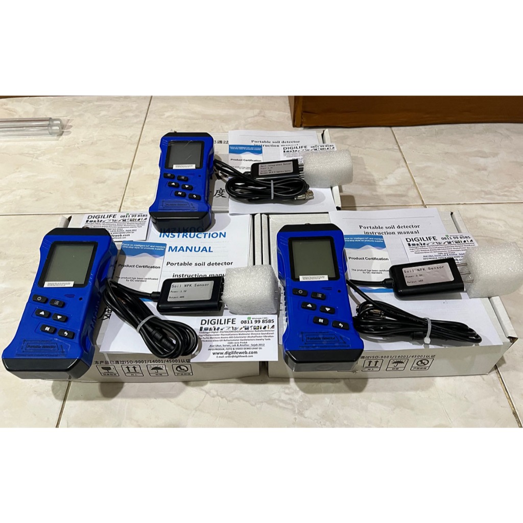 Jual Soil Tester NPK 7in1 Nitrogen Phosphorus Potassium Temp Humidity ...