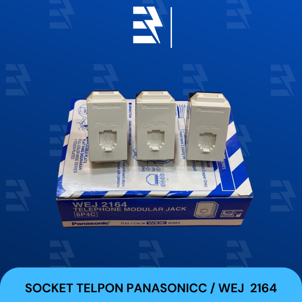 Jual PANASONIC SOCKET TELEPON INBOW / WEJ 2164 WARNA PUTIH | Shopee ...