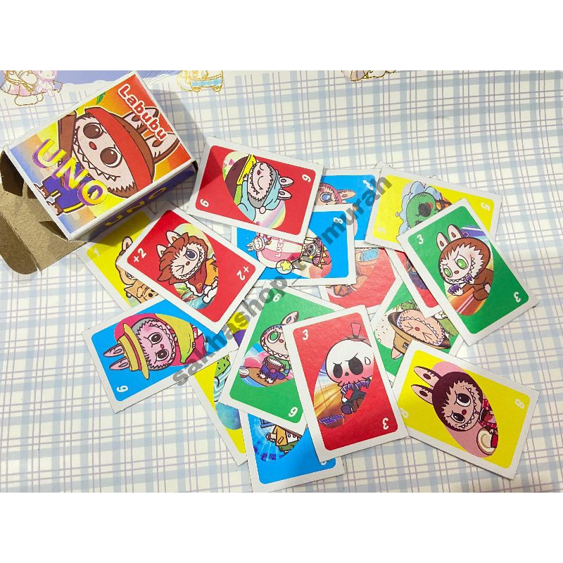 Jual SAKHA- CARD UNO MAINAN ANAK UNO LABUBU | CQRD UNO LABUBU TERBARU ...