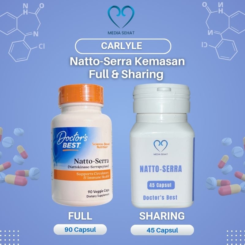 Jual Doctor’s Best, Natto - Serra, 45 & 90 Veggie Caps | Shopee Indonesia
