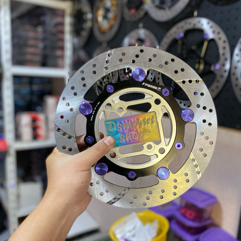 Jual Disc Piringan Frando 260mm set Titanium GR5 | Shopee Indonesia