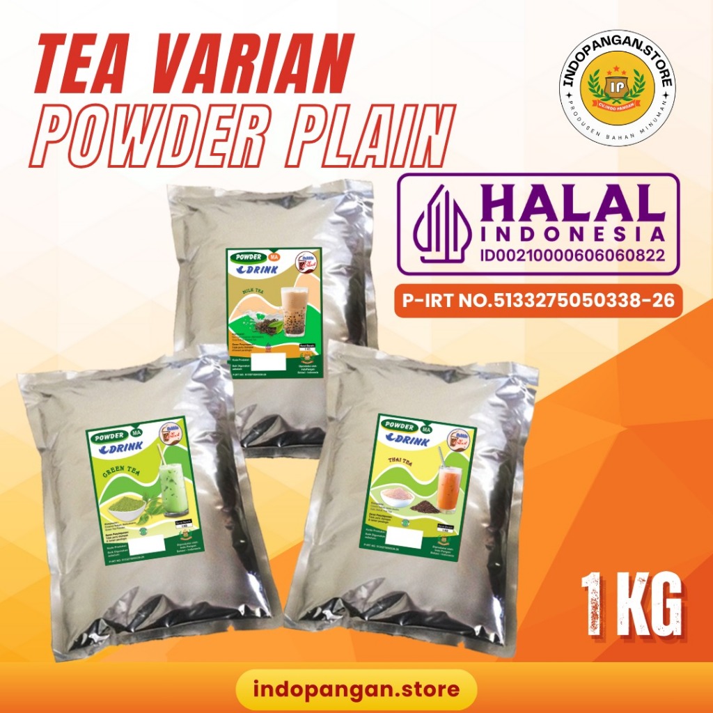 Jual Powder Rasa TEH TARIK PREMIUM 1 KG Kemasan Foil - Bubuk Minuman ...