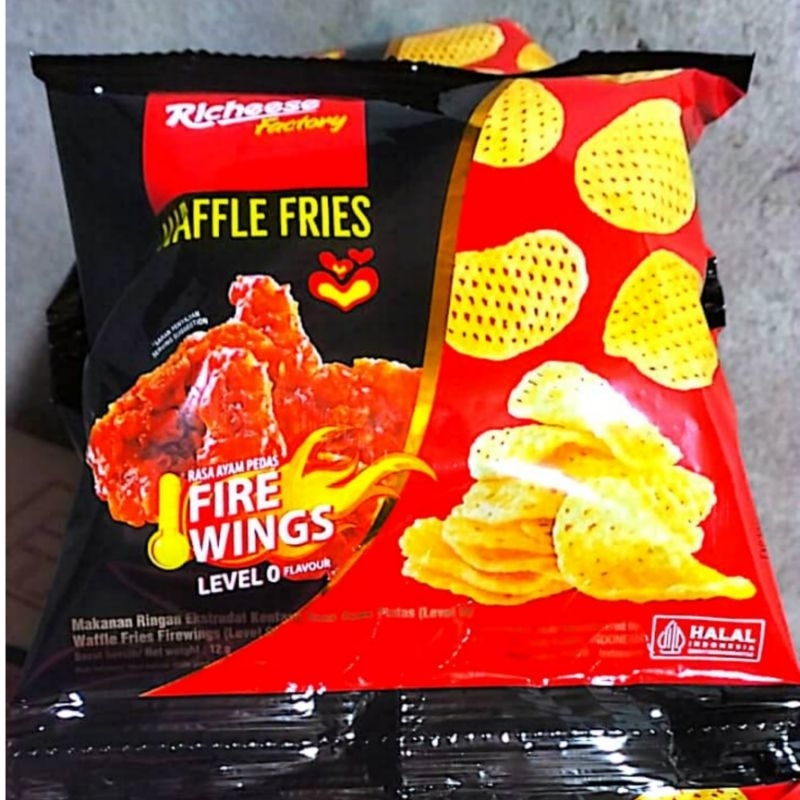 Jual Richeese waffle fries snack kentang isi 10pc | Shopee Indonesia