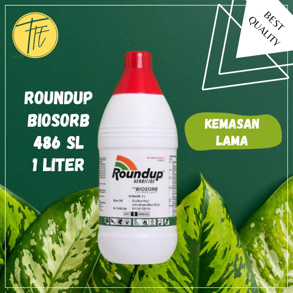 Jual Roundup Pembasmi Rumput 1 Liter / ROUNDUP BIOSORB 486SL / Racun ...