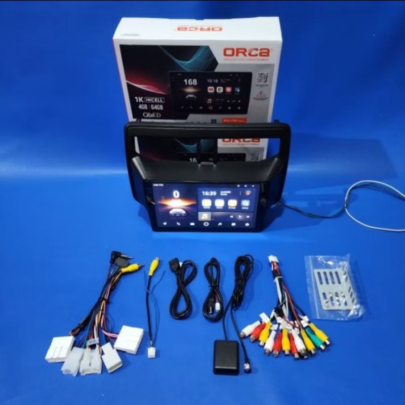 Jual head unit oem android 9 inch orca ram 4 gb + rom 64 gb Qled mobil ...
